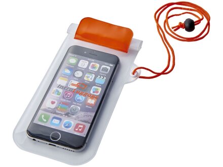 Влагостойкий чехол Mambo, оранжевый/прозрачный Влагостойкий чехол Mambo, оранжевый/прозрачный