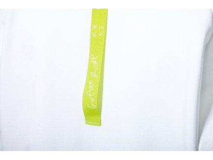 Свитшот оверсайз с рукавом реглан Belgrade, унисекс, белый, ДТФ текстиль