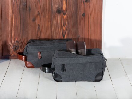 Несессер Fabrizio, серый/черный Несессер Fabrizio, серый/черный