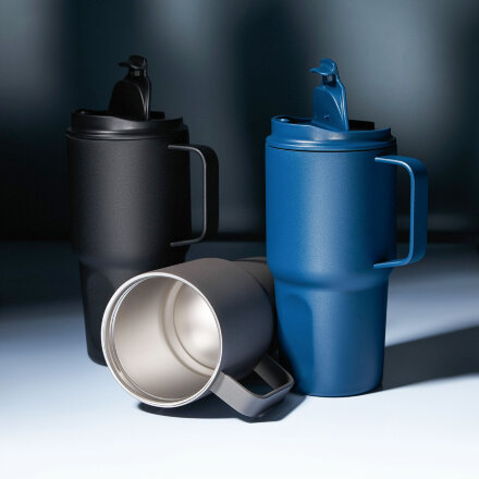 Термокружка вакуумная Aventura, синяя