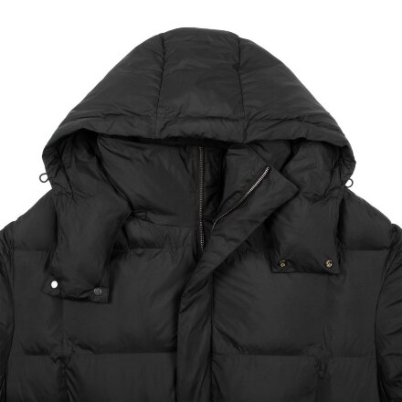 Пуховик унисекс Kapsula, черный Пуховик унисекс Kapsula, черный