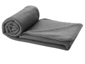 Плед Huggy в чехле 150 x 120 см - Антрацит Плед Huggy в чехле 150 x 120 см - Антрацит