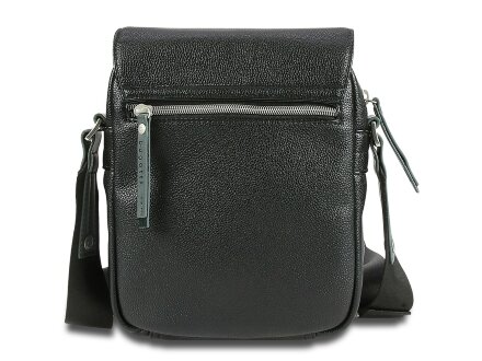 Сумка наплечная BUGATTI Moto D, чёрная, полиуретан, 18х6х25 см, 2 л Сумка наплечная BUGATTI Moto D, чёрная, полиуретан, 18х6х25 см, 2 л