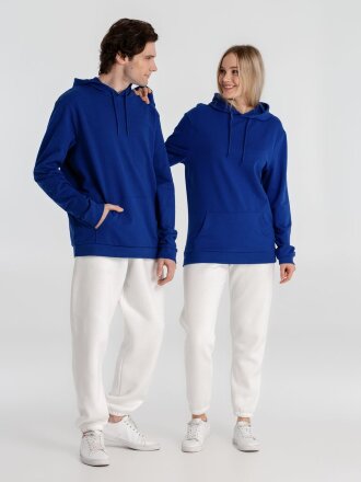 Толстовка с капюшоном унисекс Hoodie, ярко-синяя Толстовка с капюшоном унисекс Hoodie, ярко-синяя