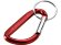 Timor брелок с карабином из переработанного алюминия, сертифицированного по стандарту RCS - Красный Timor брелок с карабином из переработанного алюминия, сертифицированного по стандарту RCS - Красный