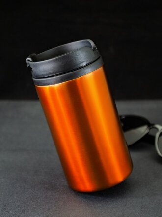 Термостакан Canella, оранжевый Термостакан Canella, оранжевый