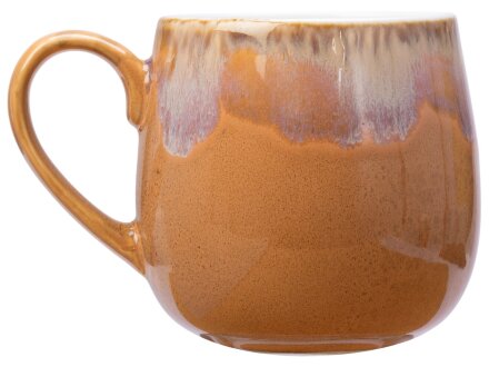 Кружка с вулканическим эффектом по краю Etna, 440 мл, персик Кружка с вулканическим эффектом по краю Etna, 440 мл, персик