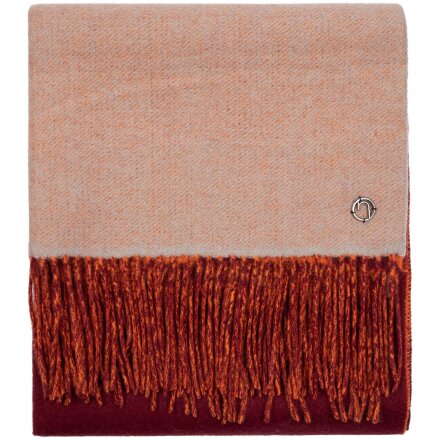 Палантин Charming, коричневый с оранжевым Палантин Charming, коричневый с оранжевым