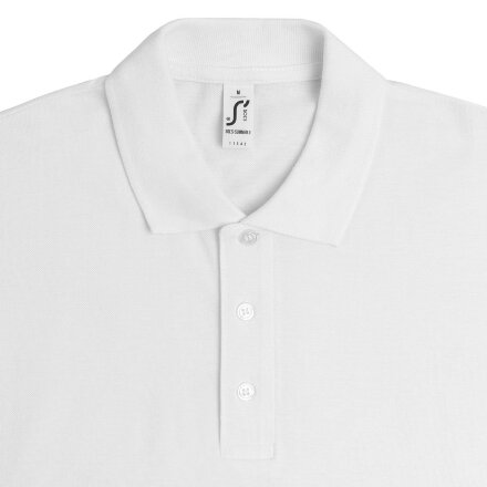 Рубашка поло мужская Summer 170, белая Рубашка поло мужская Summer 170, белая