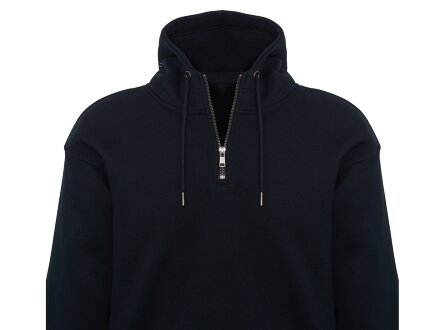 Худи Hamburg, унисекс, черный, ДТФ текстиль