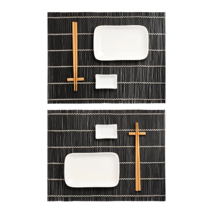 Набор для сервировки суши Tokyo (10 предметов), черный Набор для сервировки суши Tokyo (10 предметов), черный