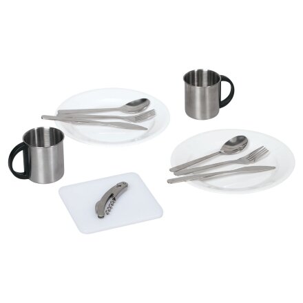 Набор для пикника Fridag на 2 персоны, серый с голубым Набор для пикника Fridag на 2 персоны, серый с голубым