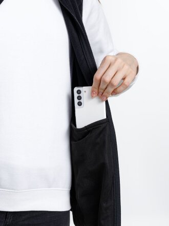 Жилет флисовый унисекс Nesse, черный Жилет флисовый унисекс Nesse, черный