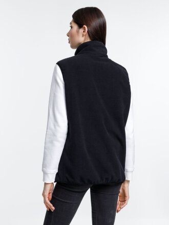 Жилет флисовый унисекс Nesse, черный Жилет флисовый унисекс Nesse, черный