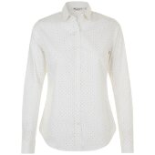 Рубашка женская Becker Women, белая с темно-синим Рубашка женская Becker Women, белая с темно-синим