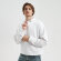 Толстовка на молнии унисекс Флоу (Flow), белая, размер 5XL/6XL