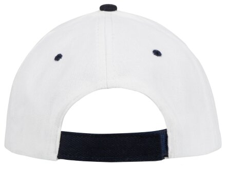Бейсболка New Castle 6-ти панельная, белый/темно-синий Бейсболка New Castle 6-ти панельная, белый/темно-синий
