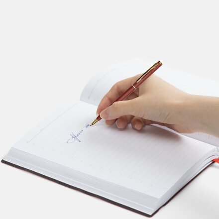 Ручка шариковая Hotel Gold, ver.2, матовая бордовая Ручка шариковая Hotel Gold, ver.2, матовая бордовая