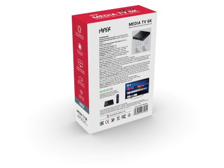Медиаплеер HIPER MEDIA TV 6K Медиаплеер HIPER MEDIA TV 6K
