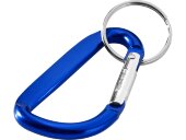 Timor брелок с карабином из переработанного алюминия, сертифицированного по стандарту RCS - Ярко-синий Timor брелок с карабином из переработанного алюминия, сертифицированного по стандарту RCS - Ярко-синий