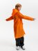 Дождевик детский RainDrop Kids, оранжевый с нанесением логотипа