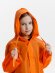 Дождевик детский RainDrop Kids, оранжевый с нанесением логотипа