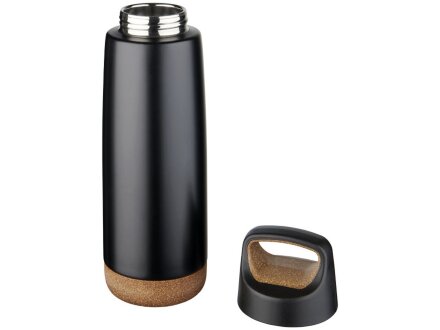 Спортивная медная бутылка с вакуумной изоляцией Valhalla объемом 600 мл, черный (Р) Спортивная медная бутылка с вакуумной изоляцией Valhalla объемом 600 мл, черный (Р)