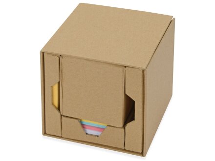 Куб настольный для записей Брик, крафт Куб настольный для записей Брик, крафт