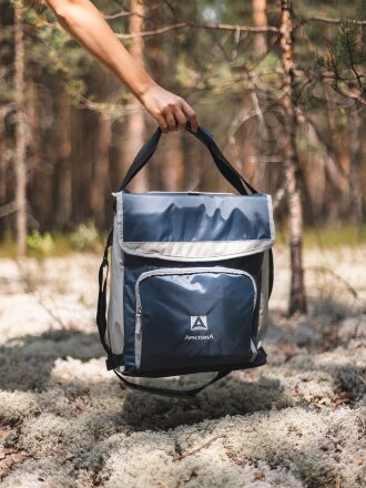 Термосумка с люком «Арктика», L, синяя Термосумка с люком «Арктика», L, синяя