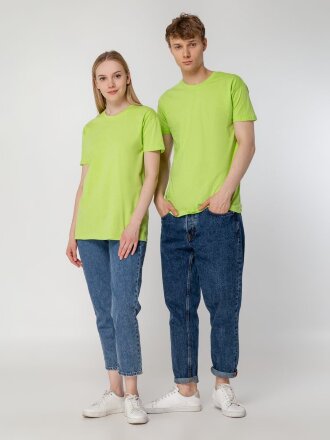 Футболка унисекс Regent 150, зеленое яблоко Футболка унисекс Regent 150, зеленое яблоко