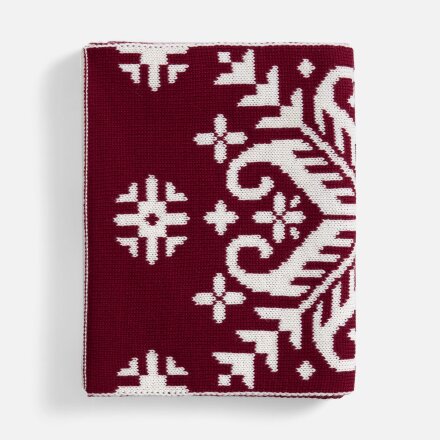 Шарф Wintertude L, красный с белым Шарф Wintertude L, красный с белым