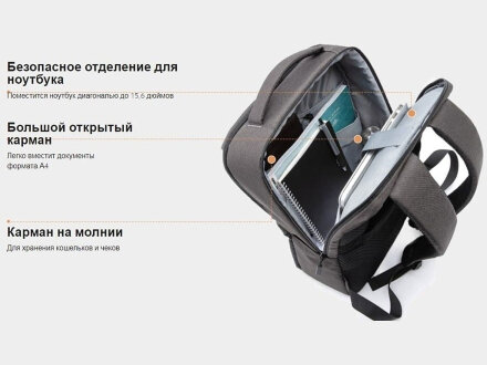 Рюкзак Xiaomi Commuter Backpack Light Blue XDLGX-04 (BHR4905GL) Рюкзак Xiaomi Commuter Backpack Light Blue XDLGX-04 (BHR4905GL)