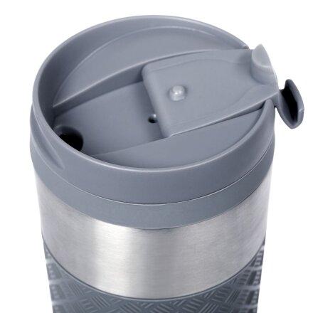 Термостакан Hard Work, вакуумный, серебристый Термостакан Hard Work, вакуумный, серебристый