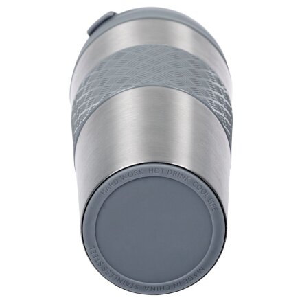 Термостакан Hard Work, вакуумный, серебристый Термостакан Hard Work, вакуумный, серебристый