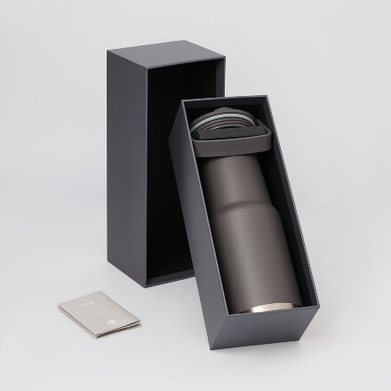 Термокружка вакуумная Montana, серая