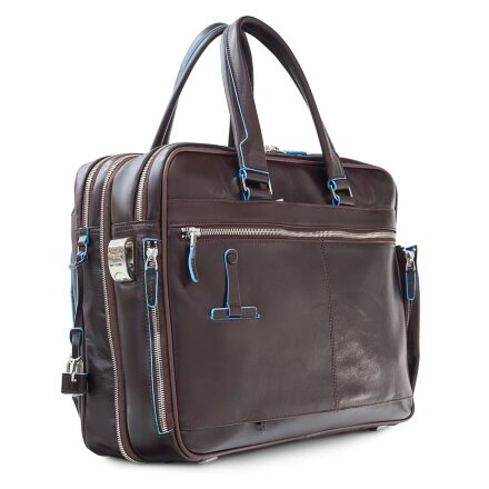 Сумка мужская для ноутбука Piquadro Blue Square, коричневая Сумка мужская для ноутбука Piquadro Blue Square, коричневая