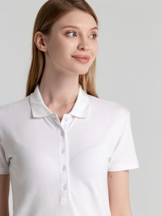 Рубашка поло женская Phoenix Women, белая Рубашка поло женская Phoenix Women, белая