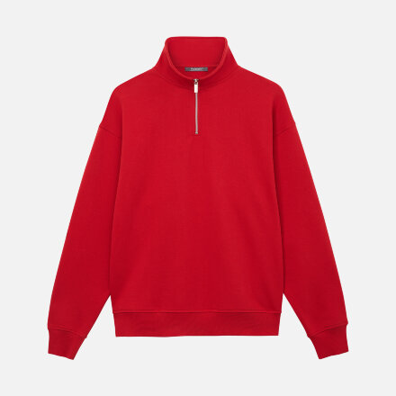 Толстовка на молнии унисекс Флоу (Flow), красная, размер 5XL/6XL