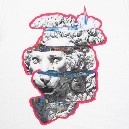 Футболка женская «Смотри вглубь», белая Футболка женская «Смотри вглубь», белая