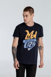 Футболка «Мы все слегка того», темно-синяя Футболка «Мы все слегка того», темно-синяя