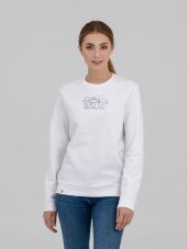 Свитшот «Три автора», белый Свитшот «Три автора», белый