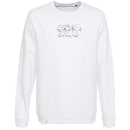 Свитшот «Три автора», белый Свитшот «Три автора», белый