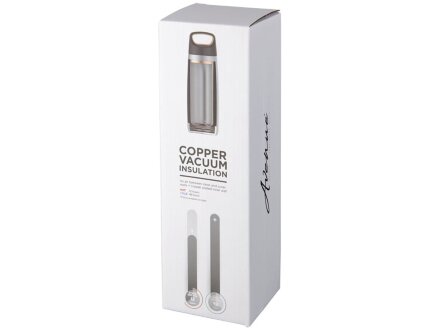 Спортивная медная бутылка с вакуумной изоляцией Valhalla объемом 600 мл, белый (Р)