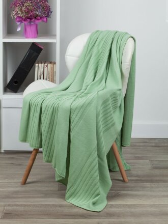 Плед Pail Tint, зеленый (мятный) Плед Pail Tint, зеленый (мятный)