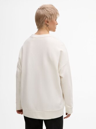 Свитшот унисекс S2, молочно-белый