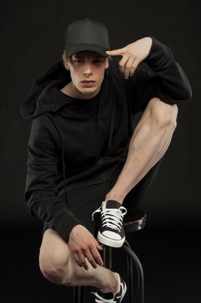 Бейсболка C3, черная Бейсболка C3, черная