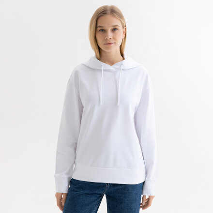 Худи с капюшоном, унисекс ALEX белый, размер XXL Худи с капюшоном, унисекс ALEX белый, размер XXL