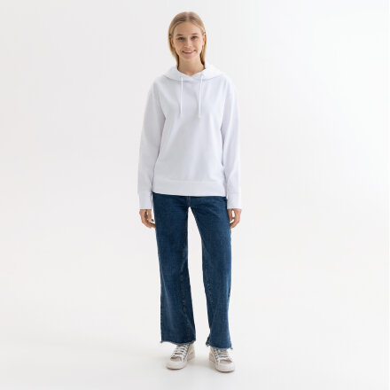 Худи с капюшоном, унисекс ALEX белый, размер XXL Худи с капюшоном, унисекс ALEX белый, размер XXL