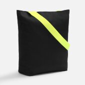 Шопер B5, черный с широкими желтыми ручками Шопер B5, черный с широкими желтыми ручками