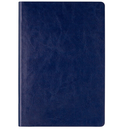 Ежедневник River side недатированный, синий/оранжевый (с упаковкой, со стикерами)